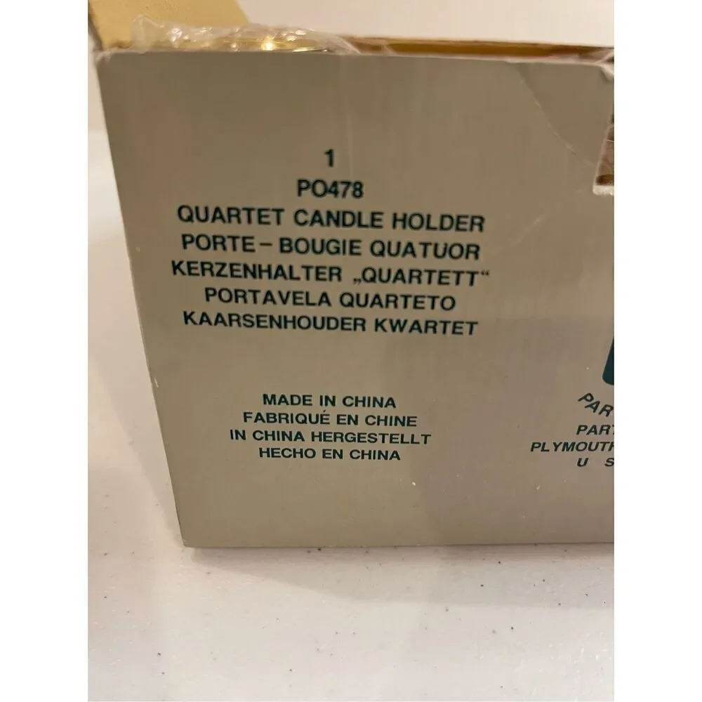 Partylite quartet candle holder PO478